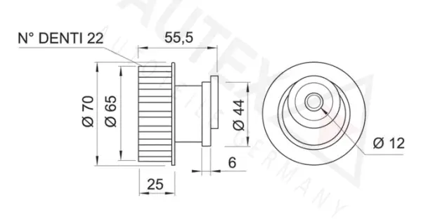 Tensioner Pulley, timing belt