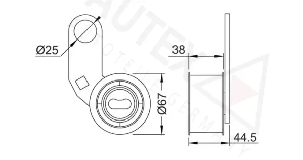 Tensioner Pulley, timing belt