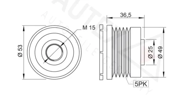 Alternator Freewheel Clutch