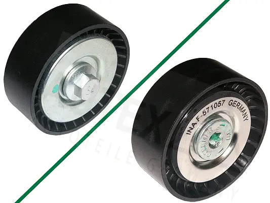 Deflection/Guide Pulley, V-ribbed belt (651377)