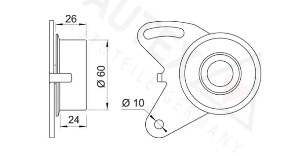 Tensioner Pulley, timing belt