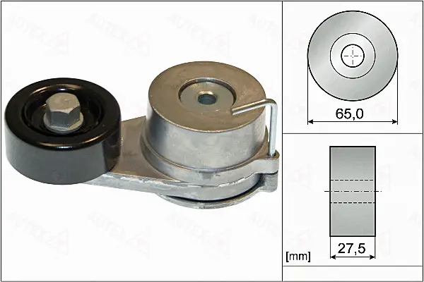 Belt Tensioner, V-ribbed belt (655083)