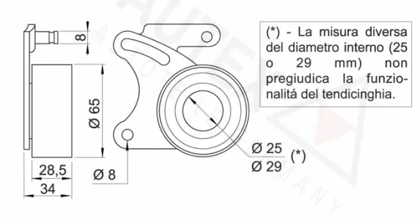 Tensioner Pulley, timing belt