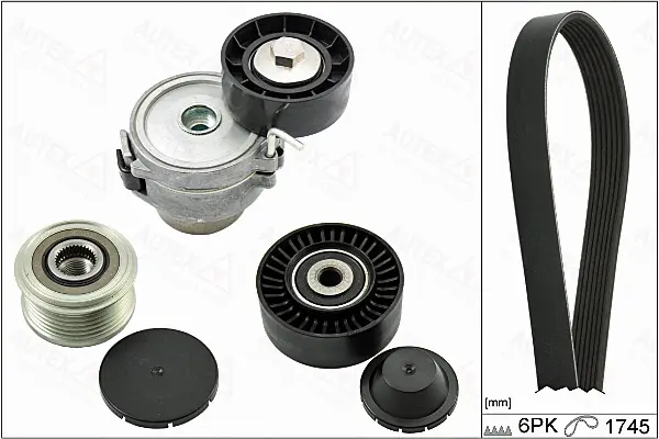 V-Ribbed Belt Set (702913)