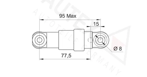 Vibration Damper, V-ribbed belt