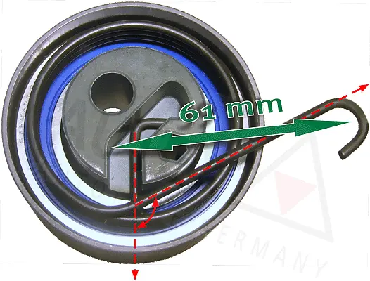Tensioner Pulley, timing belt (641877)