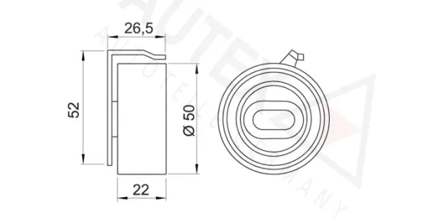 Tensioner Pulley, timing belt