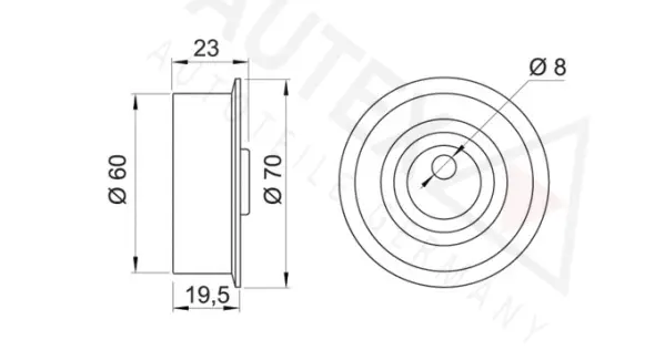 Tensioner Pulley, timing belt