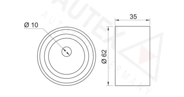 Tensioner Pulley, timing belt