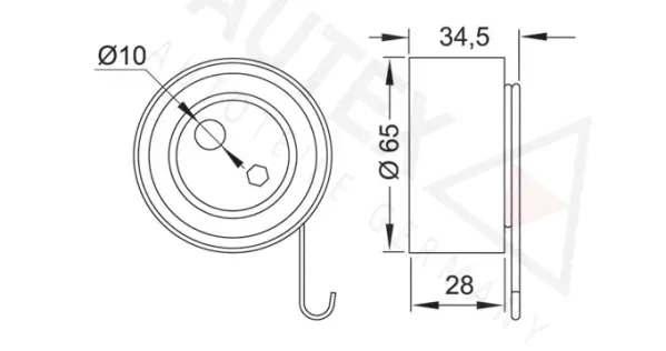 Tensioner Pulley, timing belt
