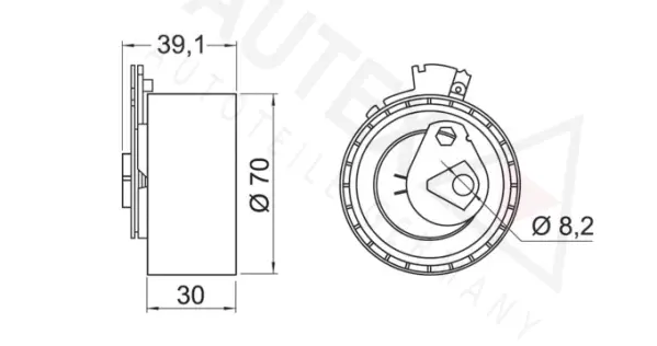 Tensioner Pulley, timing belt