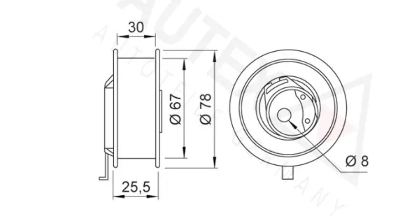 Tensioner Pulley, timing belt