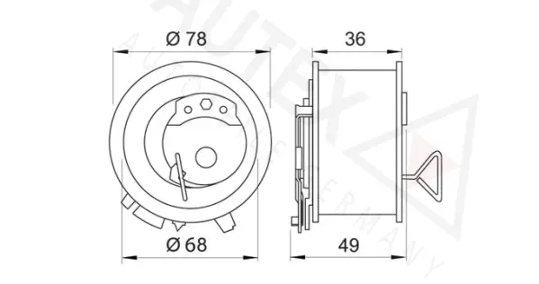 Tensioner Pulley, timing belt