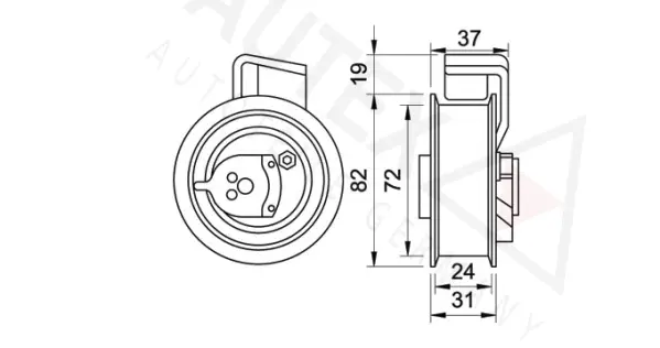 Tensioner Pulley, timing belt