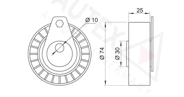 Tensioner Pulley, timing belt