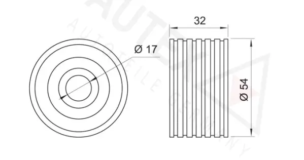 Deflection/Guide Pulley, timing belt