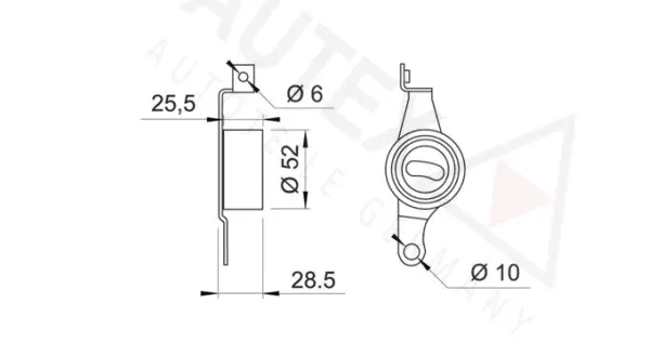 Tensioner Pulley, timing belt