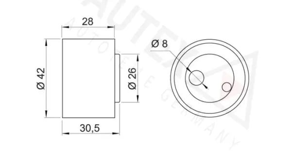 Tensioner Pulley, timing belt