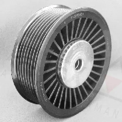 Deflection/Guide Pulley, V-ribbed belt (654091)