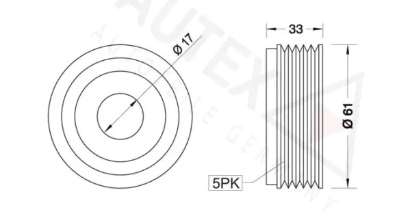 Alternator Freewheel Clutch