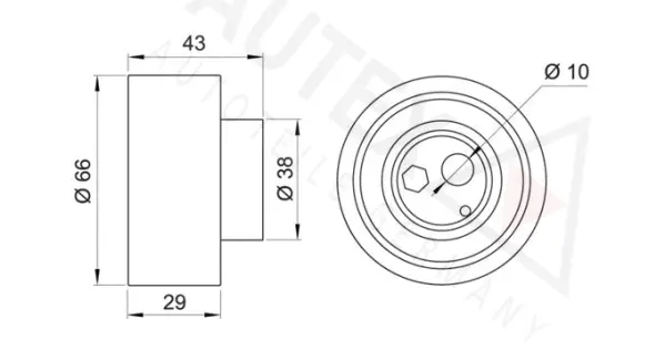 Tensioner Pulley, timing belt