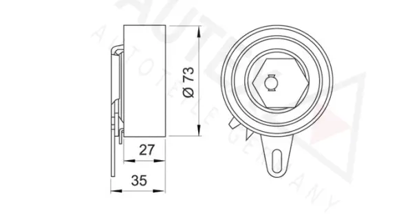Tensioner Pulley, timing belt