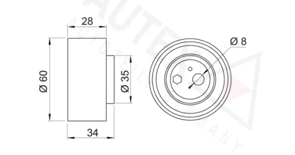 Tensioner Pulley, timing belt