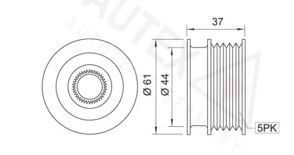 Alternator Freewheel Clutch