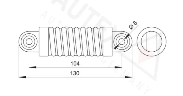 Vibration Damper, V-ribbed belt (654260)