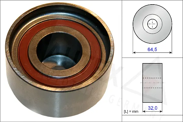 Deflection/Guide Pulley, timing belt (654835)