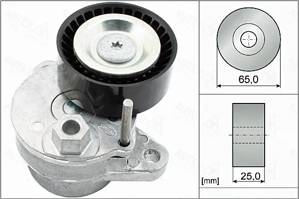 Belt Tensioner, V-ribbed belt (654991)