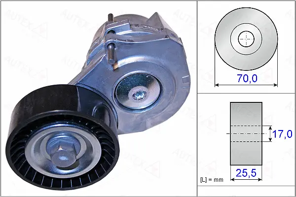 Belt Tensioner, V-ribbed belt (654963)