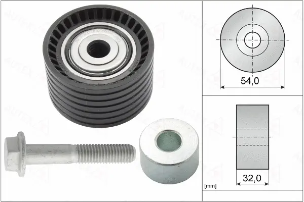 Deflection/Guide Pulley, timing belt (655112)