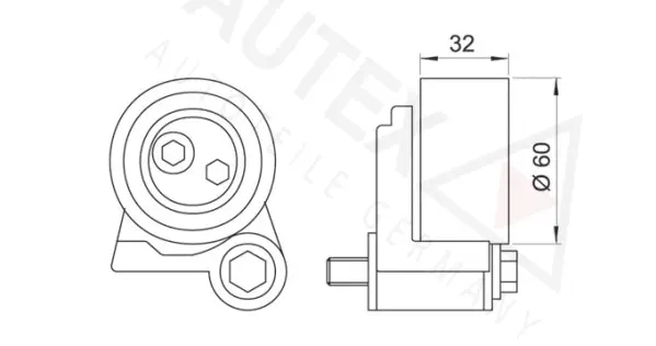 Tensioner Pulley, timing belt