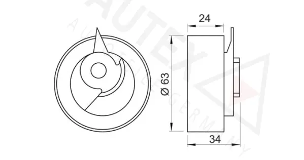 Tensioner Pulley, timing belt