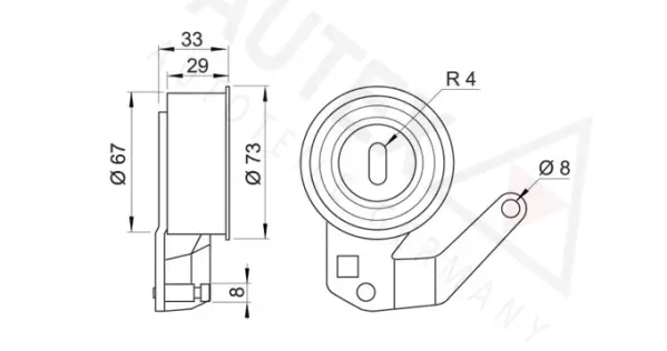 Tensioner Pulley, timing belt
