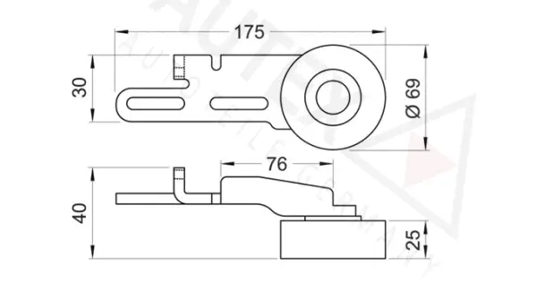 Tensioner Pulley, V-ribbed belt