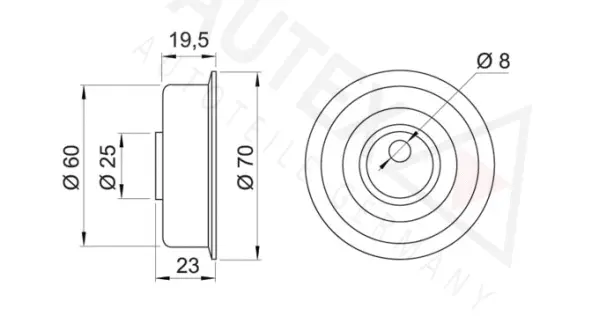 Tensioner Pulley, timing belt