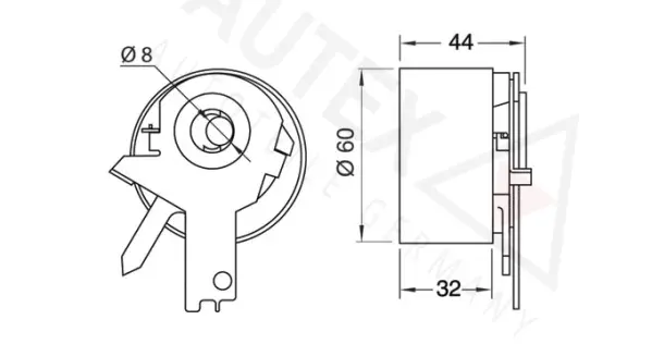 Tensioner Pulley, timing belt