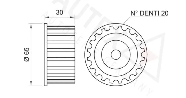 Tensioner Pulley, timing belt