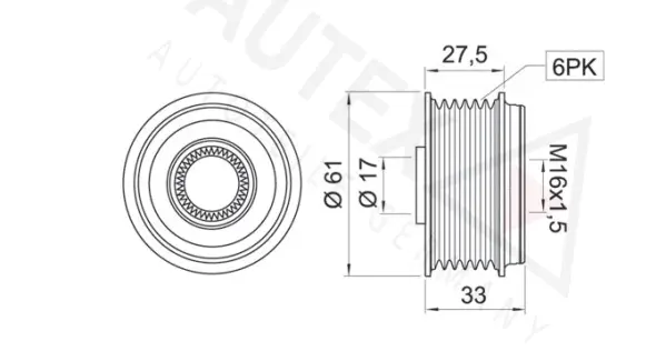 Alternator Freewheel Clutch (654290)