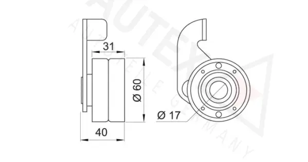 Tensioner Pulley, timing belt