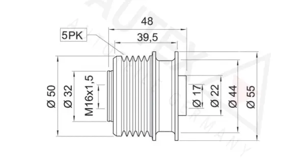 Alternator Freewheel Clutch