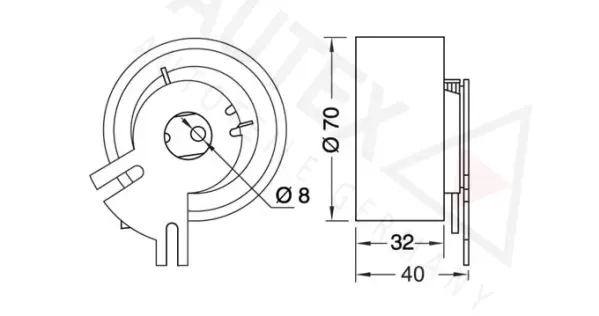 Tensioner Pulley, timing belt