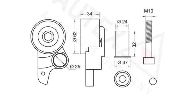 Tensioner Pulley, timing belt