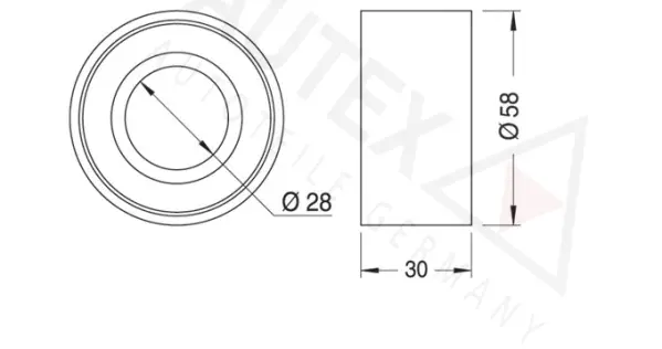 Tensioner Pulley, timing belt