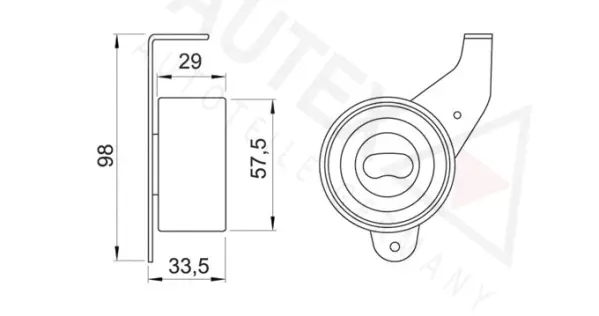 Tensioner Pulley, timing belt