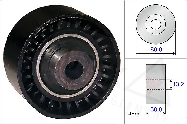 Deflection/Guide Pulley, timing belt (651759)