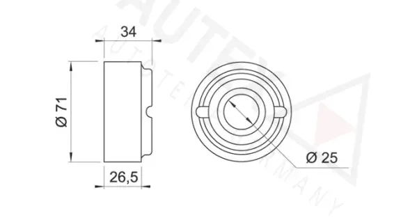 Tensioner Pulley, timing belt