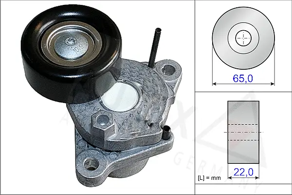 Belt Tensioner, V-ribbed belt (654842)